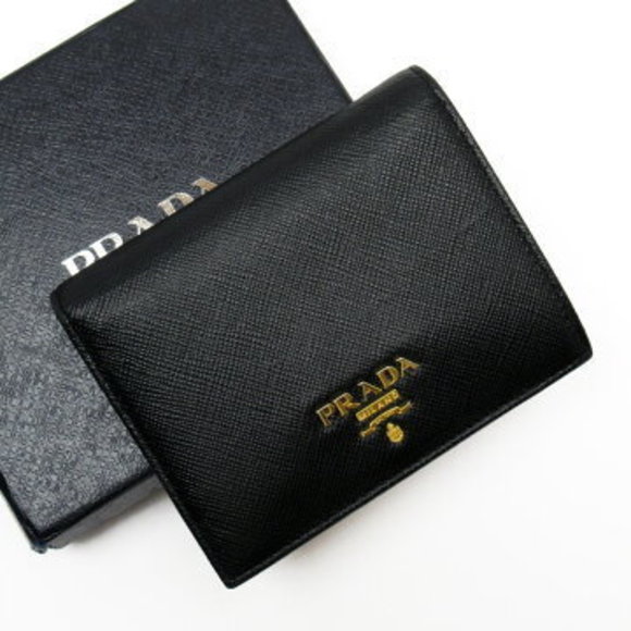 Prada Wallet Nero Black Saffiano Leather - Picture 1 of 3